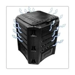 Compostvat Zwart 380 Liter -Gardena Winkel compostvat zwart 380 liter 1502558550 3 600