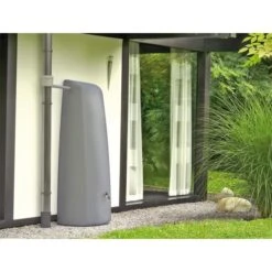 Regenton Elegance Muurmodel 400 Liter - Grijs -Gardena Winkel regenton elegance 400 l grijs kraantje 1556803606 2 600