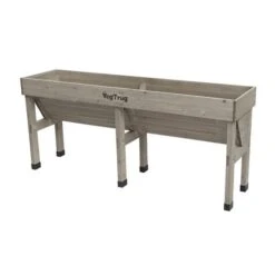 Verhoogde Kweektafel Muurmodel Grijs - 180 × 46 × 80 Cm -Gardena Winkel vegtrug muurmodel 180 cm grijs 1540753223 1 600