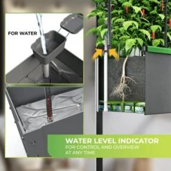 Verhoogd Kweekbak City Jungle Heidelberg Met Klimframe -Gardena Winkel verhoogd plantenbed city jungle heidelberg 1677508891 2 600